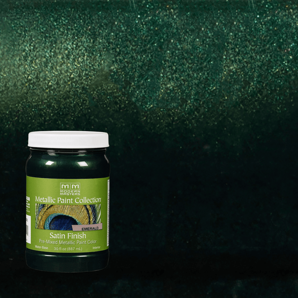Rust-Oleum Modern Masters Metallic Paint Collection – Emerald, Satin, 30 fl. oz.