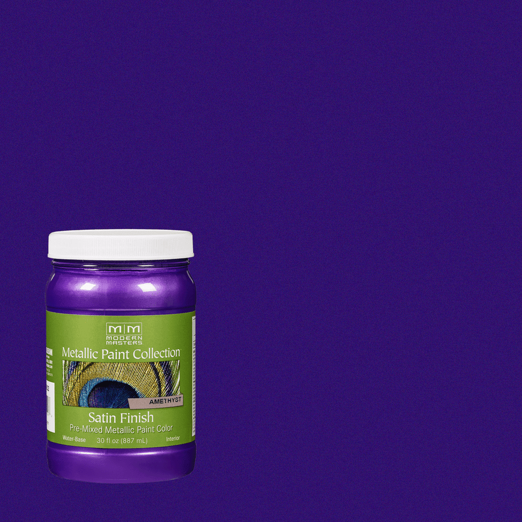 Rust-Oleum Modern Masters Metallic Paint Collection – Amethyst, Satin, 30 fl. oz.