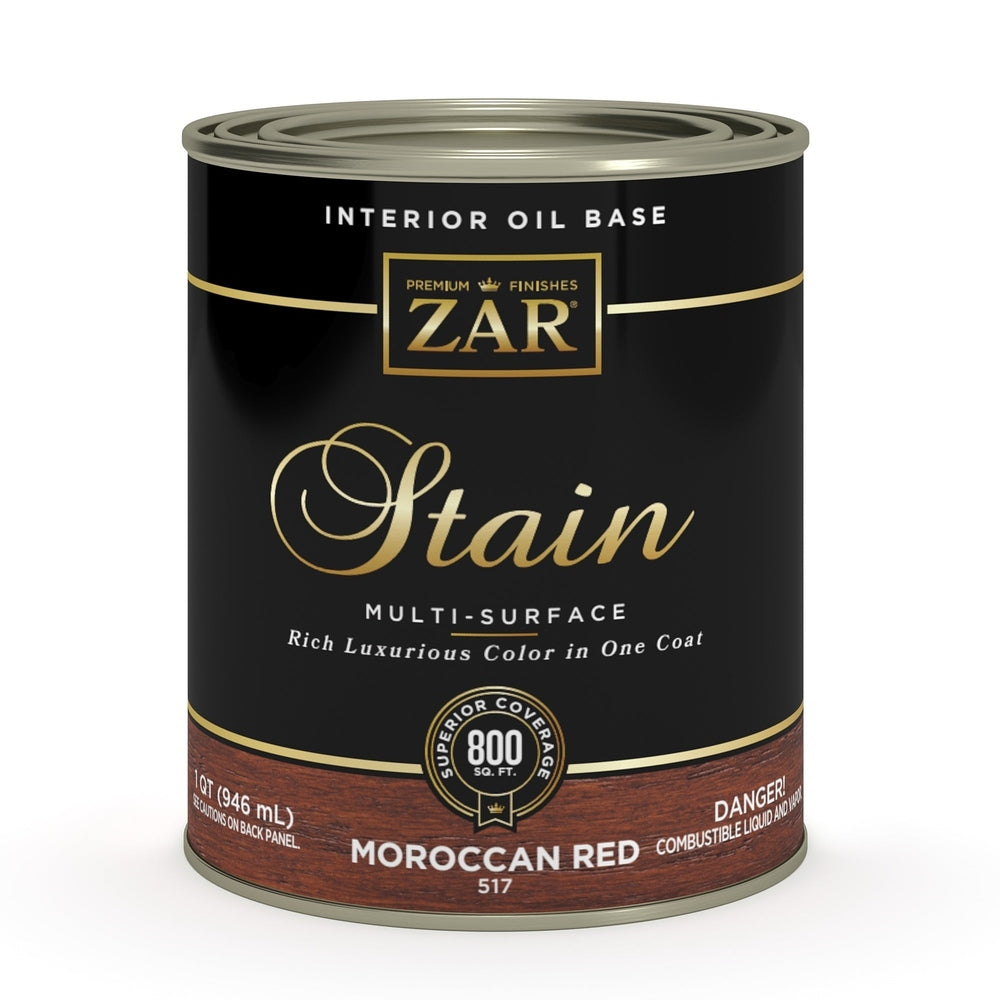 Sika 831467 Zar Interior Oil Base Stain, One Quart, Moroccan Red