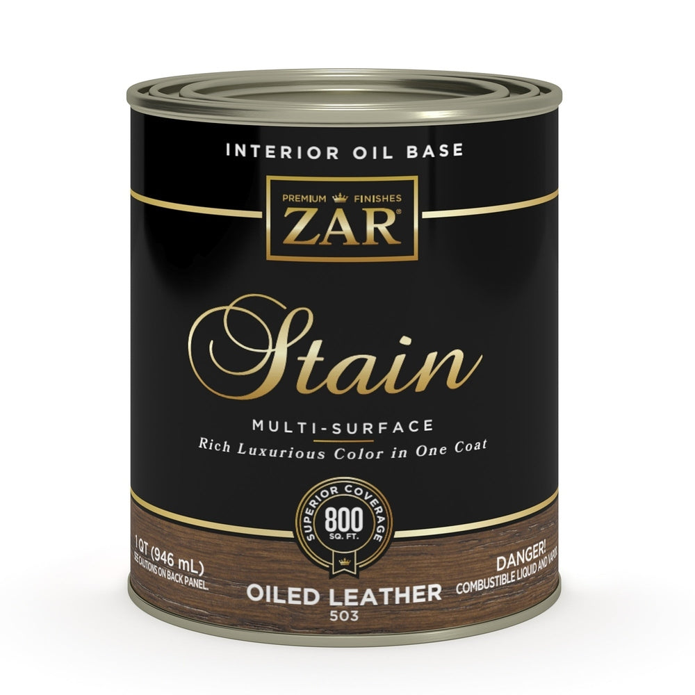 Sika 831459 Zar Interior Oil Base Stain, One Quart, Oiled Leather
