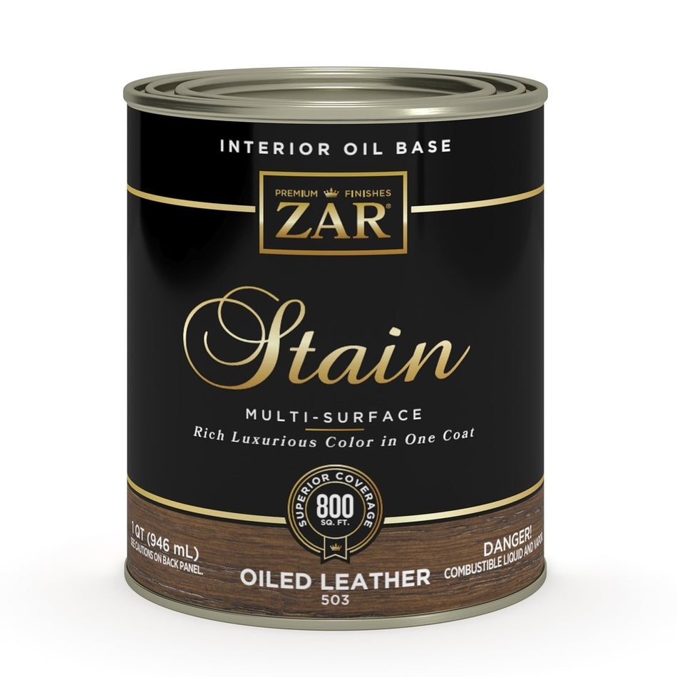 Sika 831459 Zar Interior Oil Base Stain, One Quart, Oiled Leather