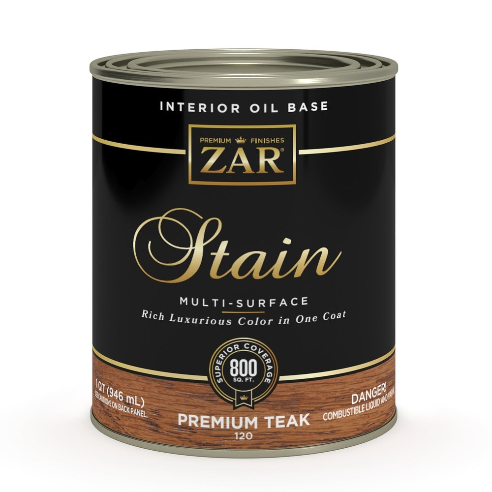Sika 831435 Zar Interior Oil Base Stain, One Quart, Premium Teak
