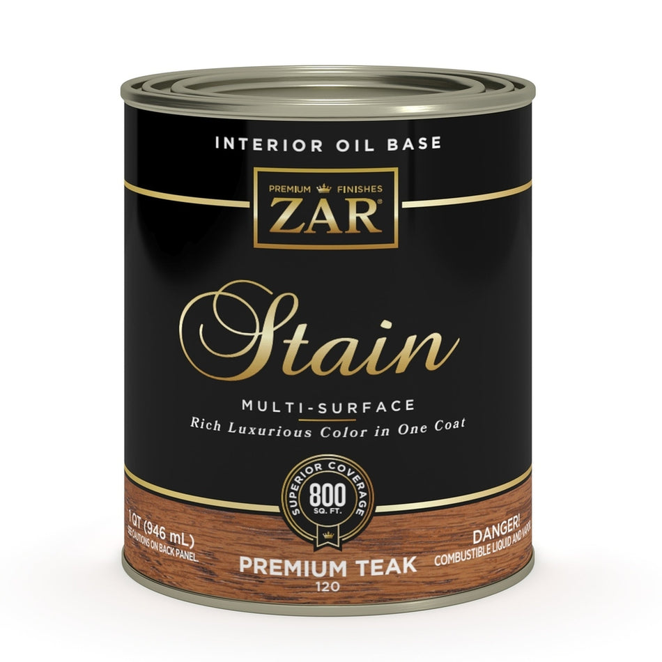 Sika 831435 Zar Interior Oil Base Stain, One Quart, Premium Teak