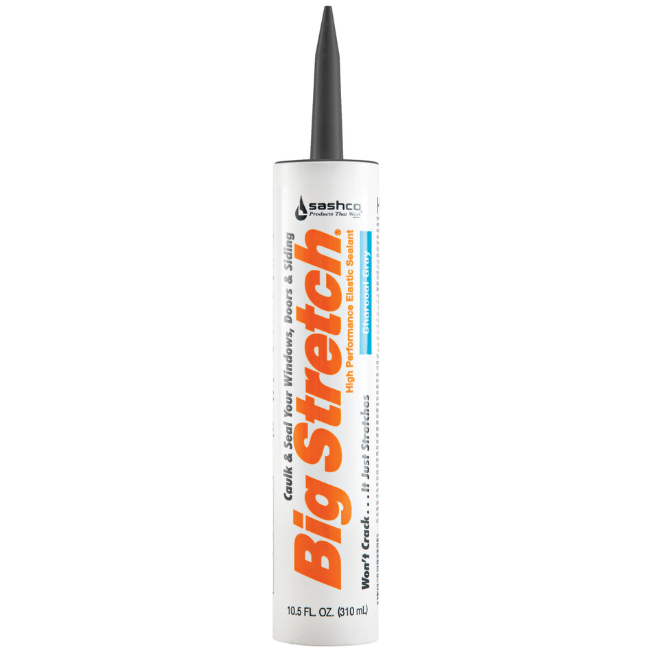 Sashco 10084 10.5 fl. oz. Charcoal Gray Big Stretch Elastomeric Sealant