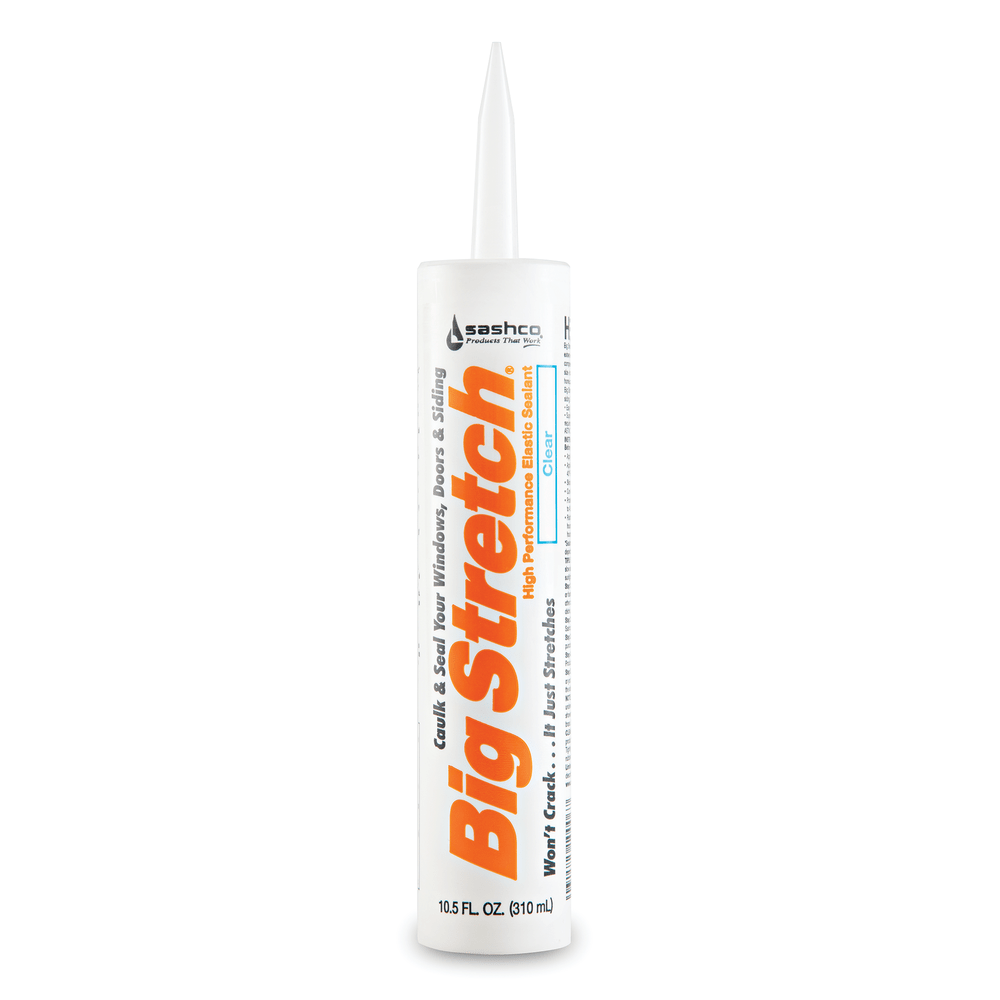 Sashco 10006 10.5 fl. oz. Clear Big Stretch Elastomeric Sealant