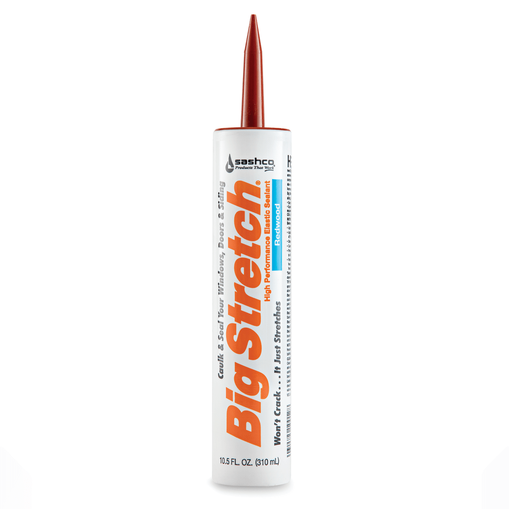 Sashco 10012 10.5 fl. oz. Redwood Big Stretch Elastomeric Sealant
