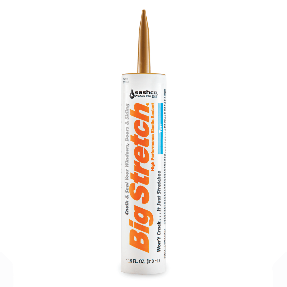 Sashco 10014 10.5 fl. oz. Tan Big Stretch Elastomeric Sealant