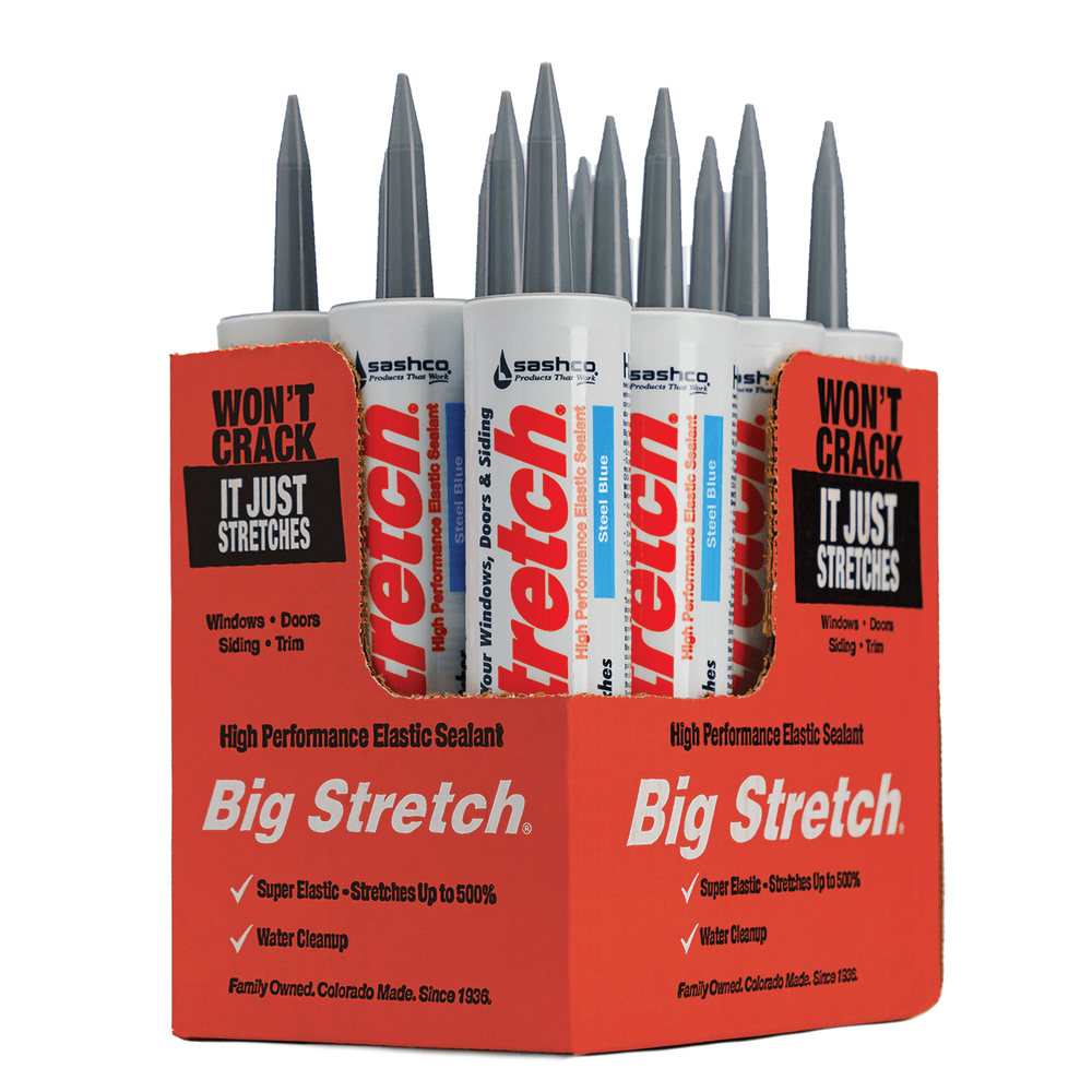 Sashco 10082 10.5 fl. oz. Steel Blue Big Stretch Elastomeric Sealant