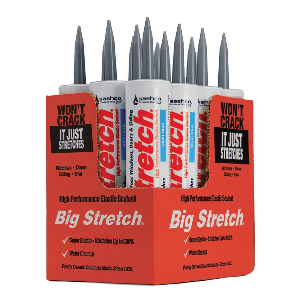 Sashco 10082 10.5 fl. oz. Steel Blue Big Stretch Elastomeric Sealant