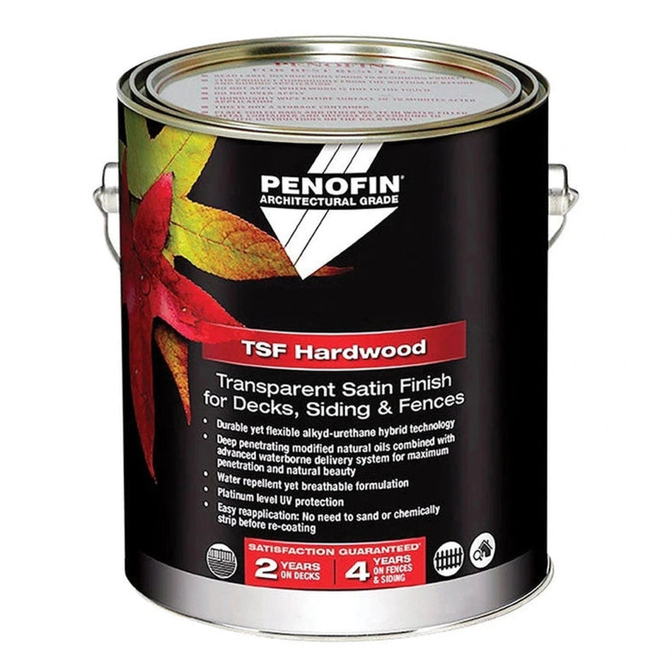 Penofin FAHIPGA 1 Gallon Ipe Transparent Satin Finish Hardwood for Decks, Siding, and Fences