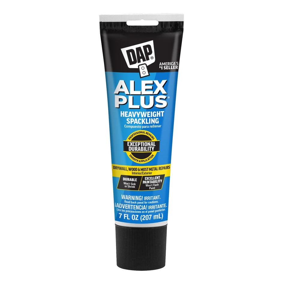 DAP Alex Plus Spackling, White, 7 fl. oz.