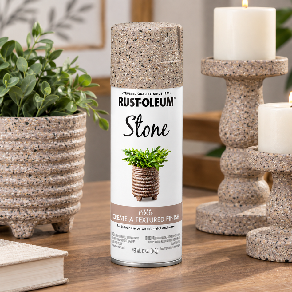 Rust-Oleum Specialty Stone Textured Spray Paint – Pebble – 12 oz.