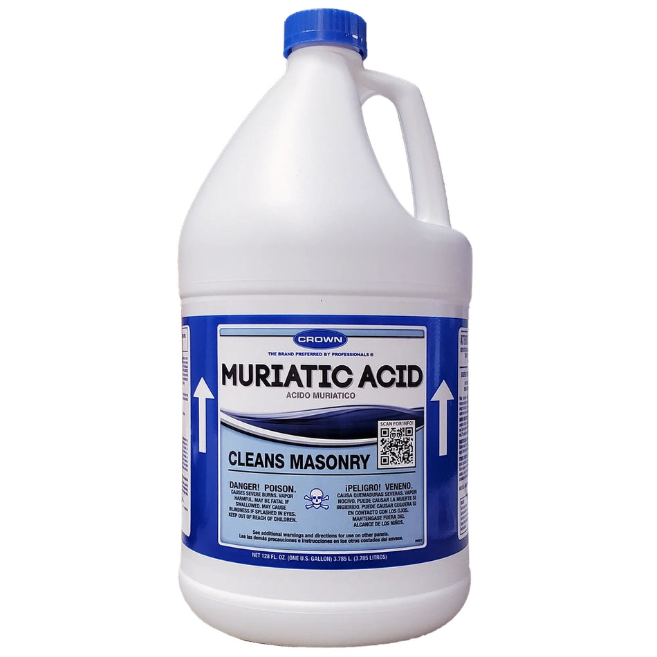 Crown CR.MA.P.01 Muriatic Acid, 1 Gallon