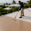 Somay Roof Mastic Sealer & Protector for Sloped Roofs, Sun Beige, 1 Gallon
