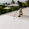 Somay Roof Mastic Sealer & Protector for Sloped Roofs, White, 1 Gallon