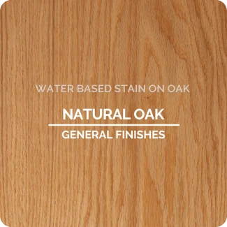 General Finishes Water-Based Wood Stain – Natural Oak, 1 Quart