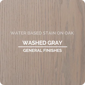 General Finishes Water-Based Wood Stain – Washed Gray, 1 Quart