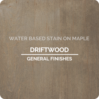General Finishes Water-Based Wood Stain – Driftwood, 1 Quart