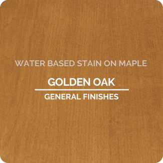 General Finishes Water-Based Wood Stain – Golden Oak, 1 Quart