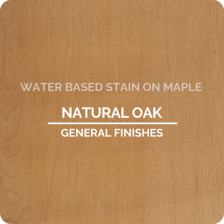General Finishes Water-Based Wood Stain – Natural Oak, 1 Quart
