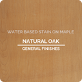 General Finishes Water-Based Wood Stain – Natural Oak, 1 Quart