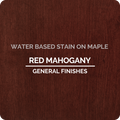 General Finishes Water-Based Wood Stain – Red Mahogany, 1 Quart
