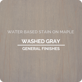 General Finishes Water-Based Wood Stain – Washed Gray, 1 Quart