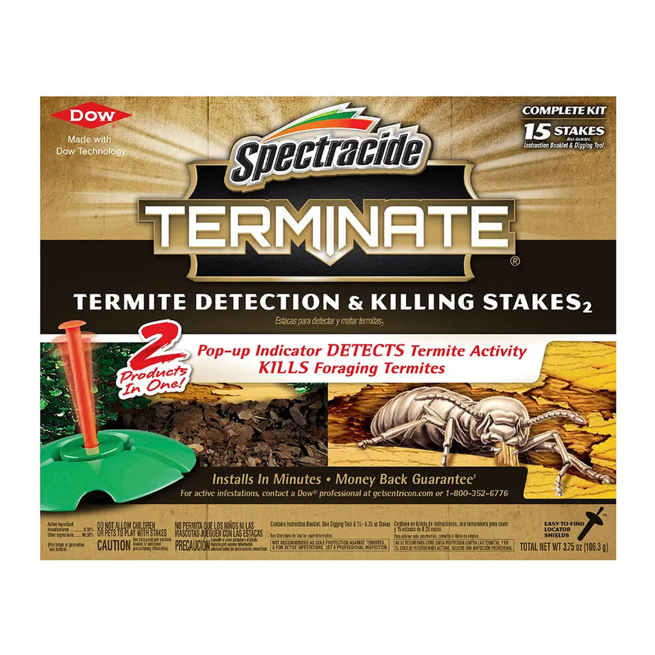 Spectrum Brands HG-96115 Spectracide Terminate Termite Detection & Killing Stakes₂, 3.75 oz.
