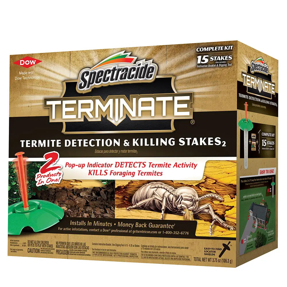 Spectrum Brands HG-96115 Spectracide Terminate Termite Detection & Killing Stakes₂, 3.75 oz.