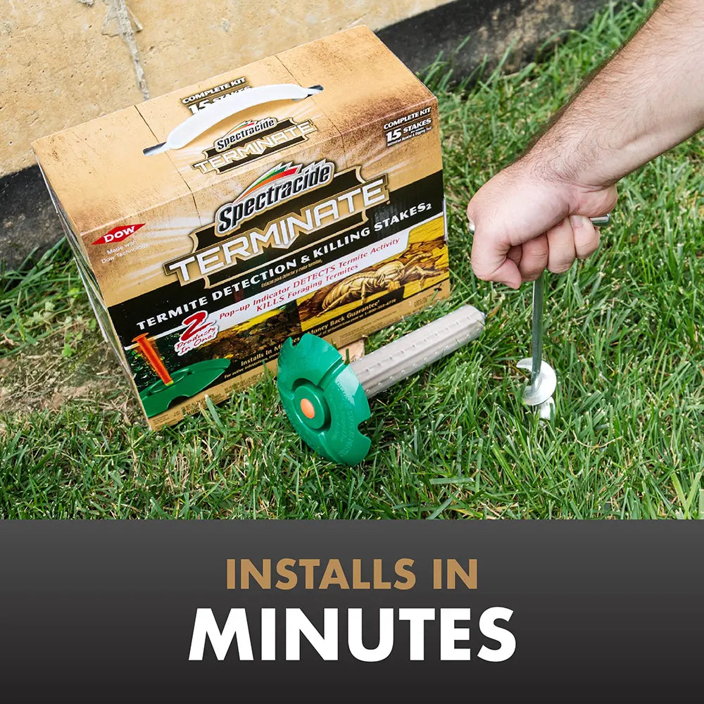 Spectrum Brands HG-96115 Spectracide Terminate Termite Detection & Killing Stakes₂, 3.75 oz.