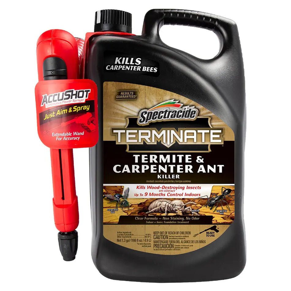 Spectrum Brands HG-96375 Spectracide Terminate Termite & Carpenter Ant Killer₂ with AccuShot Sprayer, 1.33 Gallons