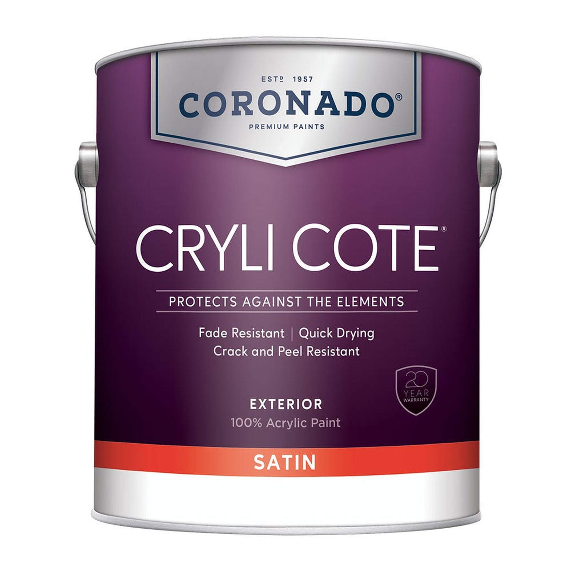 Cryli Cote Exterior 100% Acrylic Paint - Satin