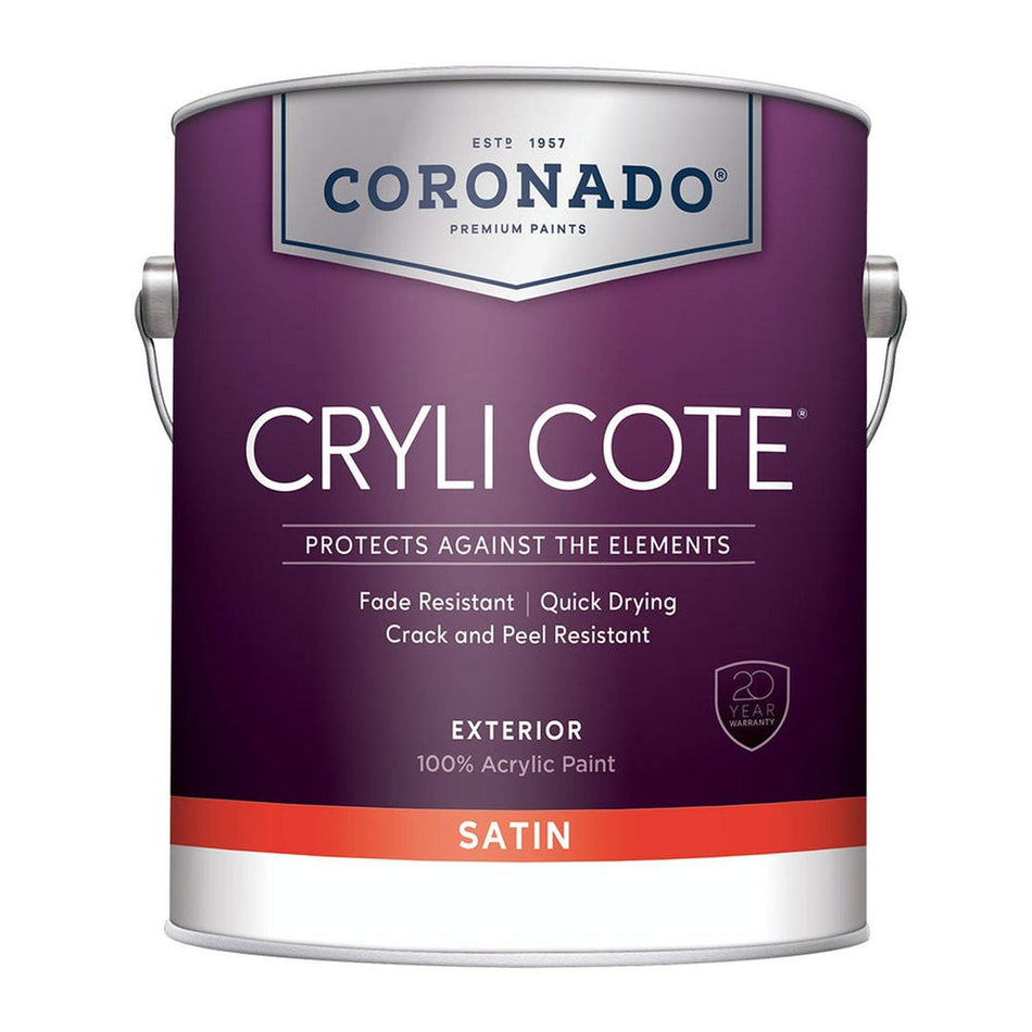 Cryli Cote Exterior 100% Acrylic Paint - Satin