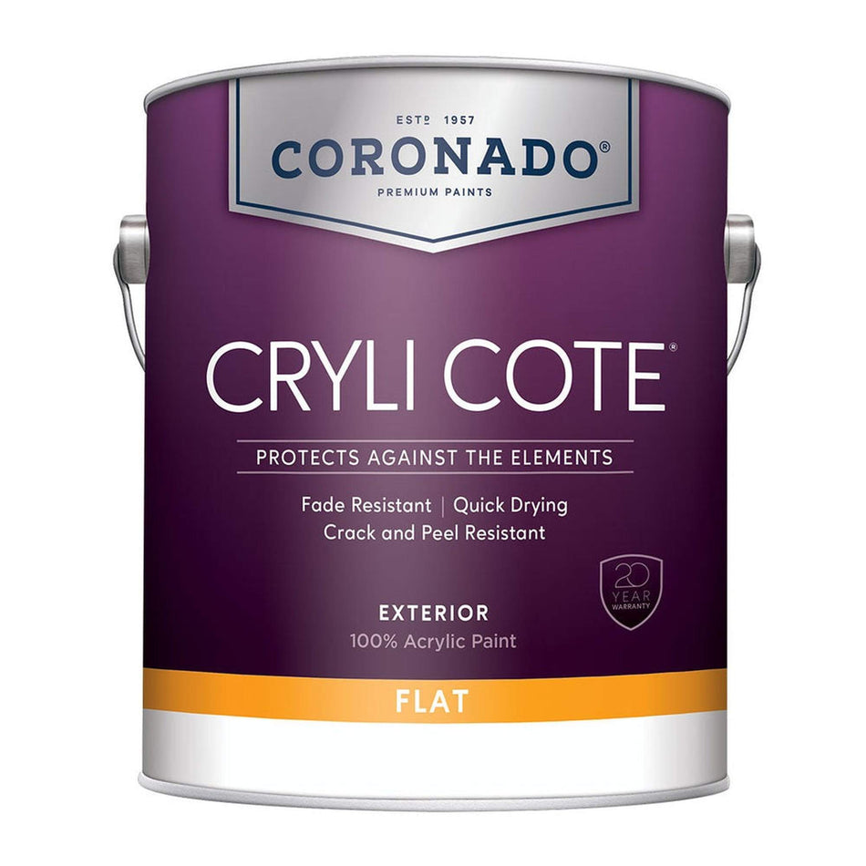Cryli Cote Exterior 100% Acrylic Paint - Flat