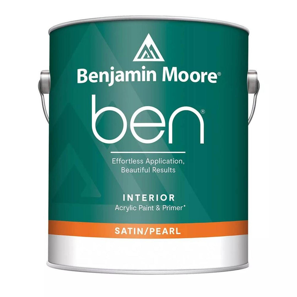 Ben Interior Acrylic Paint & Primer - Satin / Pearl