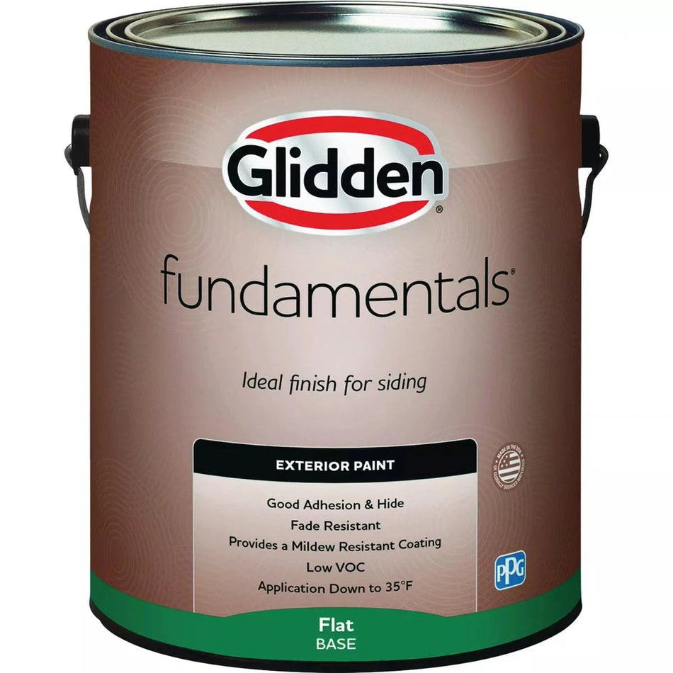 Pittsburgh Paints Glidden Fundamentals Exterior Paint, Flat
