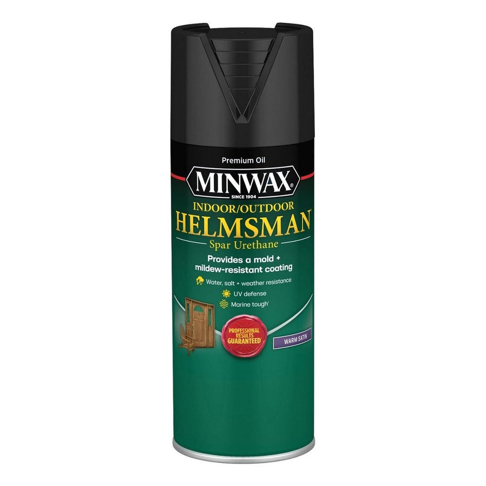 Minwax 33255000 11.5 oz. Clear Warm Satin Helmsman Indoor / Outdoor Spar Urethane Spray