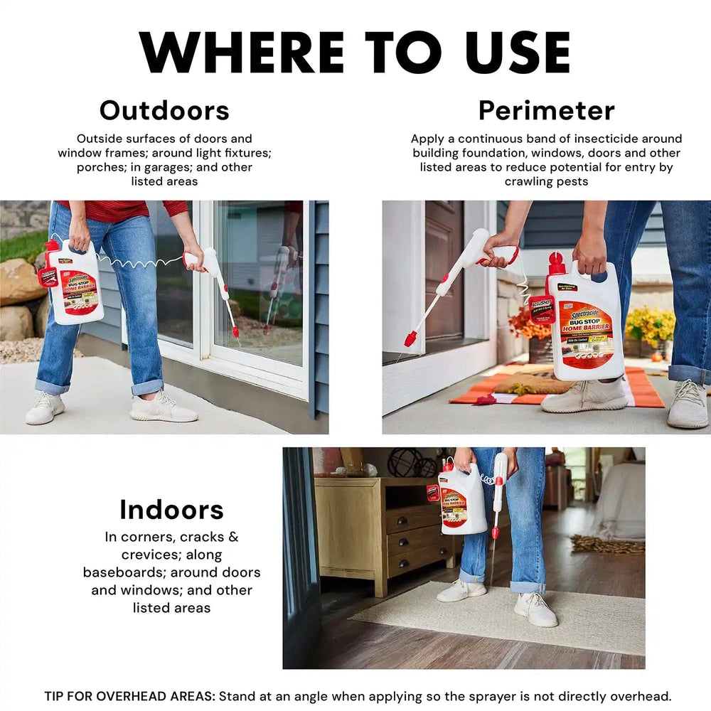 Spectrum Brands HG-96098 Bug Stop Home Barrier with Trigger Sprayer, 1 Gallon