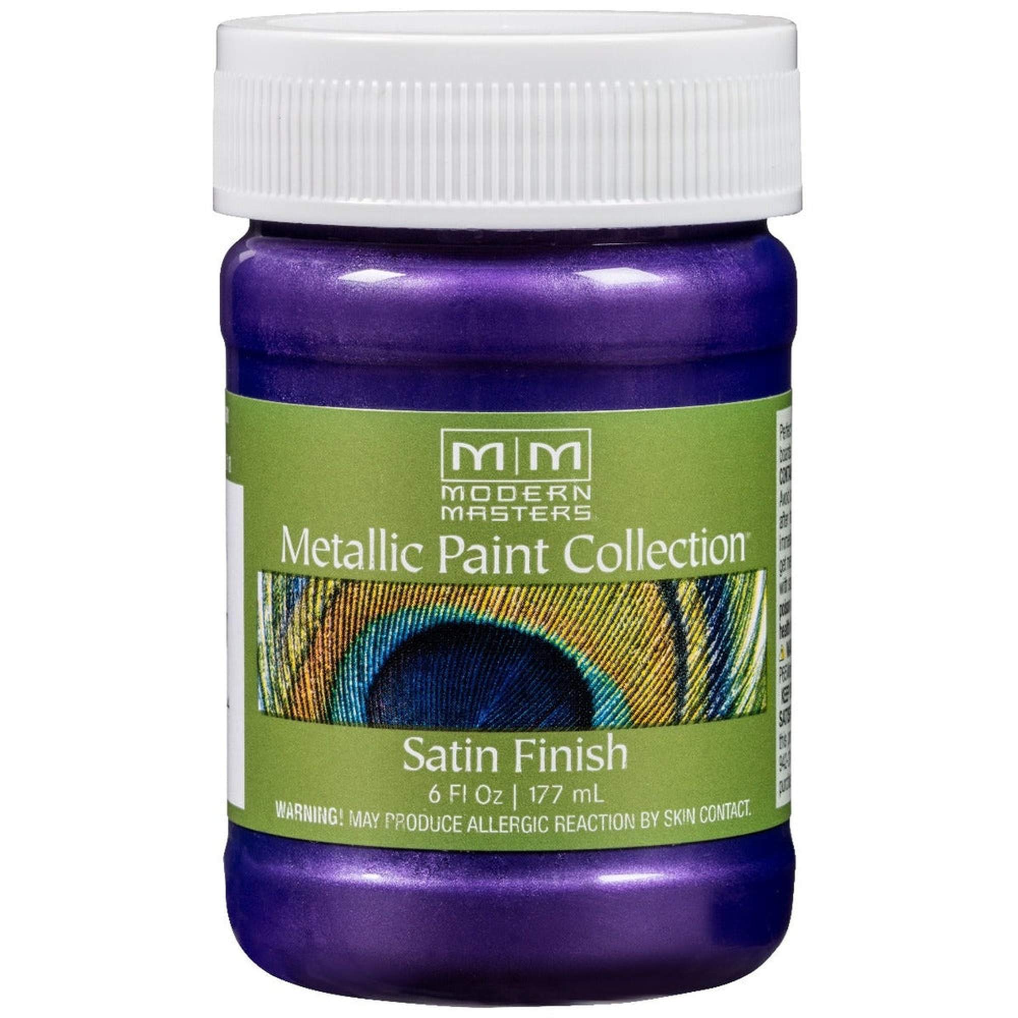 Rust-Oleum Modern Masters ME798 Metallic Paint, Amethyst, 6 fl. oz. (Case of 6)