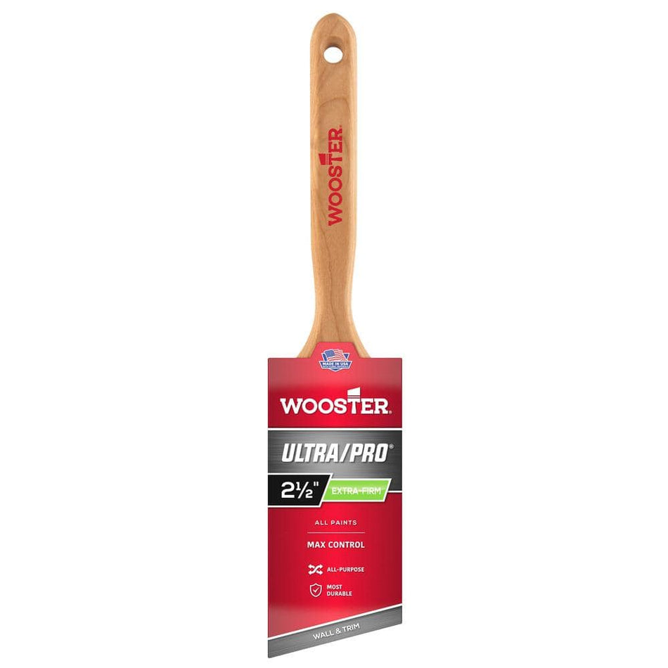 Wooster Ultra/Pro Extra-Firm Angle Sash Paint Brush – 2-1/2 in.