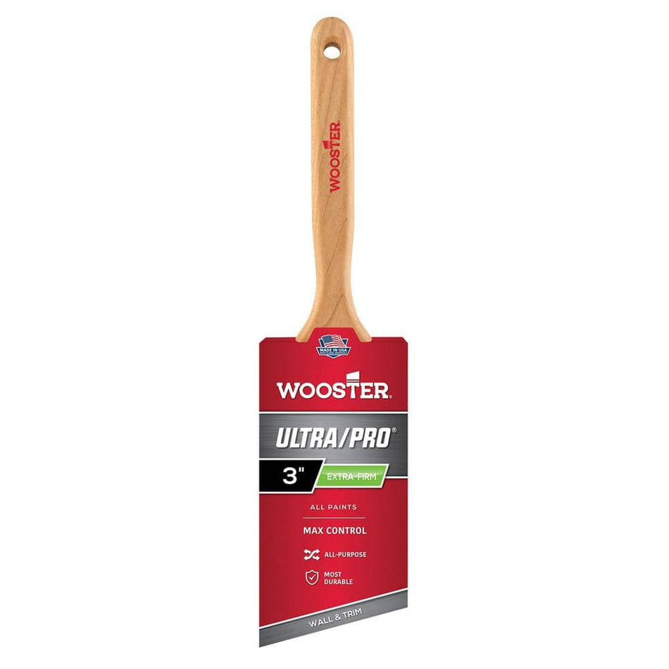 Wooster Ultra/Pro Extra-Firm Angle Sash Paint Brush – 3 in.