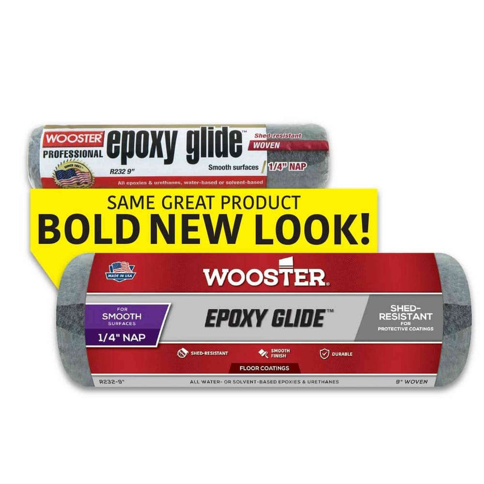 Wooster R232 Epoxy Glide, Shed-Resistant for Protective Coatings, ¼" Nap