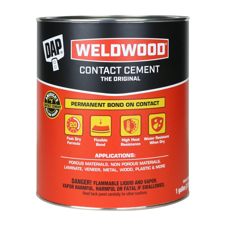 DAP Original Contact Neoprene Adhesive, Tan, 1 Gallon